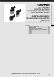 CONTENTS ELECTRO-PNEUMATIC TRANSDUCING REGULATORS