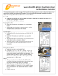 MasterPrint3D & Print Head Quick Start