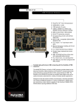 MVME2700 VME Processor Modules data sheet