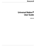 Universal StationX User Guide, UX09-400
