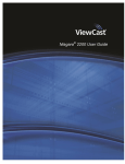 Niagara 2200 User Guide - Niagara Streaming Media