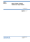 Model PH8HS, PH8HSF Submersion Type Holders