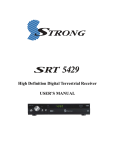 High Definition Digital Terrestrial Receiver USER`S MANUAL