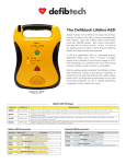 The Defibtech Lifeline AED