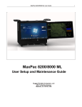 MaxPac 8000/8200 ML User Manual