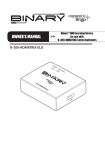 Binary™ 300 Series EDID Learning Device Product Manual