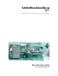 Mini Lathe User`s Guide