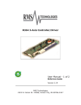 R364 3-Axis Controller/Driver User Manual - 1 of 2