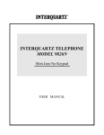Interquartz 9826N Manual