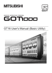 GT16 User`s Manual (Basic Utility)