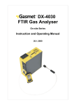 3 gasmet dx-4030 ftir gas analyser