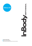 InBody230 USER`S MANUAL