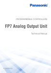 FP7 Analog Output Unit User`s Manual