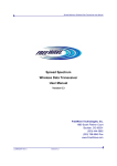 Spread Spectrum Wireless Data Transceiver User Manual