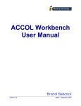 Bristol ACCOL Workbench User Manual