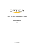 Optica HD Mini Dome Network Camera User`s Manual