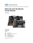 Ultra-Lite and Lite Qseven Carrier Boards