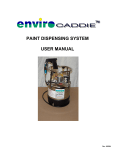 PAINT DISPENSING SYSTEM USER MANUAL