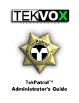 TekPatrol Administrators Guide