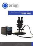 Orion 100c User Manual