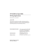 HP ACMS for OpenVMS Writing Applications