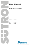 User Manual TesiMod Touch Panel TP21