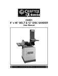 CX501 6” x 48” BELT & 12” DISC SANDER