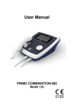 User Manual Primo Combination 860