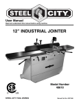 40610 - 12" Industrial Jointer - Steel City Tool Works