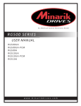 User`s Manual - Minarik Drives