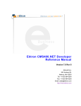 Ektron CMS400.NET Developer Manual