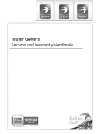 Tourer Owner`s Service and Warranty Handbook