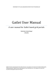 Gatlet User Manual