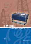 tm1800™ circuit breaker analyzer system