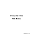 MODEL USB-DIO-32 USER MANUAL