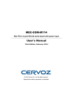 MEC-COM-M114 User`s Manual