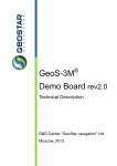 GeoS-3M Demo Board rev2.0