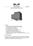 AEDI WALL SQUARE 2x9WHITE TWIN user manual