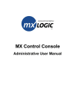 MX Control Console