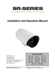 SR Series Installation and Operation Manual