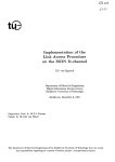 Implementation of the Link Access Procedure on the ISDN D