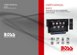 Boss Audio Car Stereos User Manual