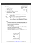 MDC-1922 User Manual Digital Temperature Controller Specifications