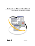 TaskLink™ for Windows® User Manual UniSystem Programming