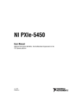 NI PXIe-5450 User Manual