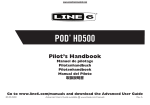 POD® HD500 Pilot`s Handbook