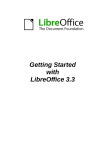 Getting Started with LibreOffice 3.3