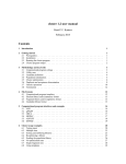 cluster 1.2 user manual Contents