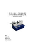 phm-111-e / phm-111-ec advanced syringe pump