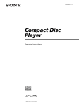 Compact Disc Player